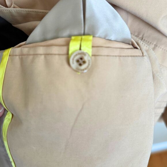 J. LINDEBERG Swedish Designer Trench Coat - Camel/Tan - Size 38 - Timeless Style - Picture 9 of 14